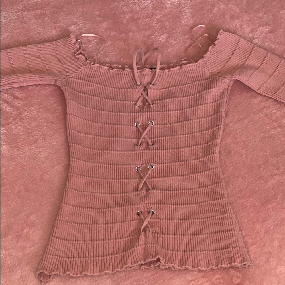 Pink blouse